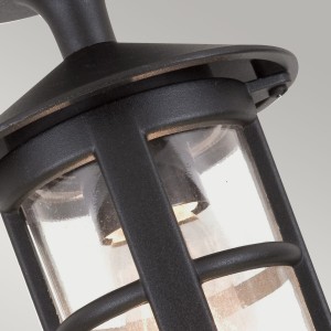 Lampa stropowa Elstead Lighting Hereford BL21A-BLACK IP43 1xE27 Aluminium Czarny.