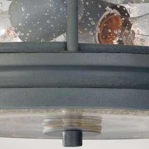 Lampa stropowa Elstead Lighting Chelsea Harbor FE-CHELSEAHBR-F IP44 Aluminium Srebrny z bliska.
