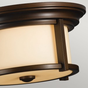 Lampa sufitowa Elstead Lighting Merrill FE-MERRILL-F IP44 2xE27, stal brązowy.