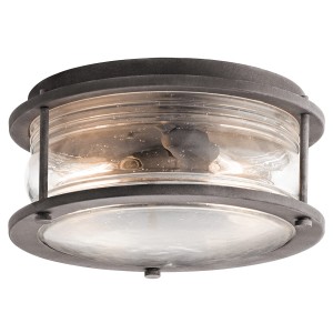 Lampa stropowa Elstead Lighting Ashland Bay KL-ASHLANDBAY-F IP44 1xE27 stalowa.