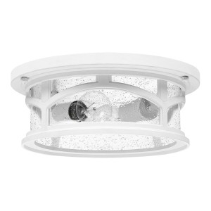 Lampa stropowa Elstead Lighting Marblehead QZ-MARBLEHEAD-F-WHT IP44 biała 2xE27.