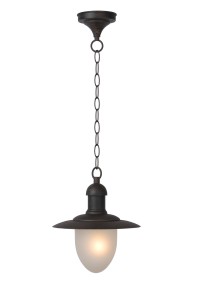 Lampa stropowa wisząca Lucide Aruba 11872/01/97 IP44 brązowy metal 1xE27.