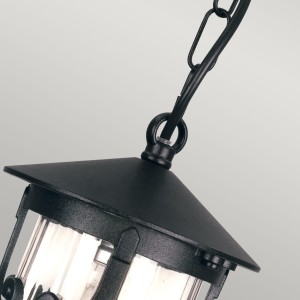 Lampa stropowa wisząca Elstead Lighting Hereford BL13B-BLACK IP23 aluminiowa w kolorze czarnym