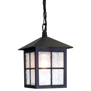 Lampa stropowa wisząca Elstead Lighting Winchester BL18B-BLACK IP43 czarna.