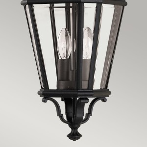 Lampa stropowa wisząca Elstead Lighting Cotswold Lane FE-COTSLN8-M-BK IP23 2xE14 Aluminium Czarny.