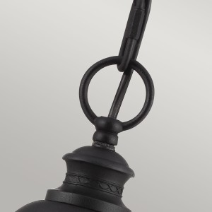 Lampa stropowa wisząca Elstead Lighting English Bridle FE-EB8-L-BLK czarny wisiorek dekoracyjny.