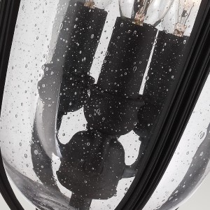 Lampa stropowa wisząca Elstead Lighting English Bridle FE-EB8-M-BLK IP23 3xE14 detail.