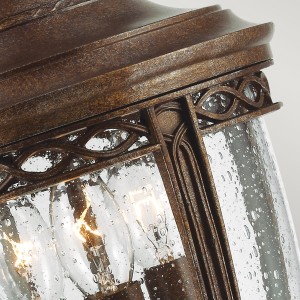 Lampa stropowa wisząca Elstead Lighting English Bridle stal brązowy.