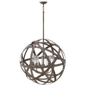 Lampa stropowa wisząca Elstead Lighting Carson HK-CARSON-5P stalowa.