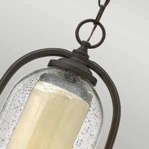 Lampa stropowa wisząca Elstead Lighting Quincy HK-QUINCY8-M IP23 Aluminium Brązowy.