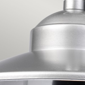 Lampa stropowa wisząca Elstead Lighting Klampenborg srebrna.