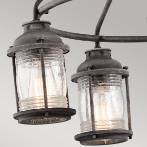 Lampa stropowa wisząca Elstead Lighting Ashland Bay KL-ASHLANDBAY-5P IP44.