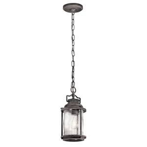 Lampa stropowa wisząca Elstead Lighting Ashland Bay KL-ASHLANDBAY8-S IP44 1xE27 Stal Stalowy.