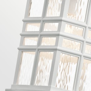 Lampa stropowa wisząca Elstead Lighting Beacon Square KL-BEACON-SQUARE8-WHT z białego tworzywa.