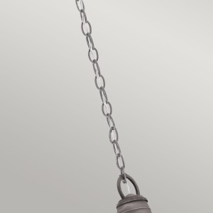 Lampa stropowa wisząca Elstead Lighting Bridge Point KL-BRIDGEPOINT8S IP44 1xE27 Stal Stalowy na metalowym łańcuchu.