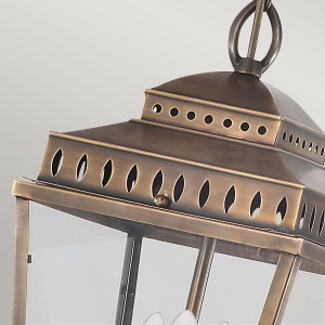 Lampa stropowa wisząca Elstead Lighting Mansion House mosiądz E14