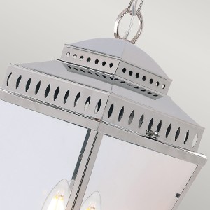 Lampa stropowa wisząca Elstead Lighting Mansion House IP44 chrom.