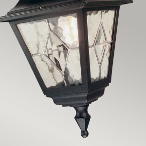 Lampa stropowa wisząca Elstead Lighting Norfolk NR9-BLK IP43 Czarny