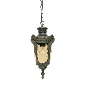 Lampa stropowa wisząca Elstead Lighting Philadelphia PH8-M-OB IP44 brązowy metal 1xE27.