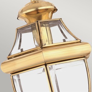 Lampa stropowa wisząca Elstead Lighting Newbury QZ-NEWBURY8-M-PB IP23 mosiądz.