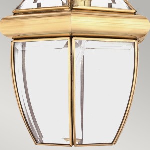 Lampa stropowa wisząca Elstead Lighting Newbury QZ-NEWBURY8-M-PB z mosiądzu ip23.