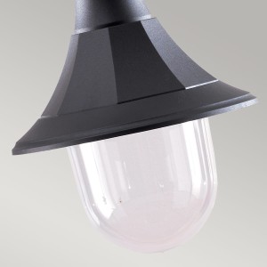 Lampa stropowa wisząca Elstead Lighting Shannon SHANNON-CHAIN IP44 1xE27 Tworzywo Czarny.