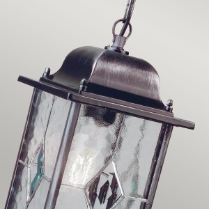 Lampa stropowa wisząca Elstead Lighting Wexford WX9 IP23 Metal Czarny.
