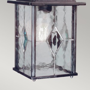 Lampa stropowa wisząca Elstead Lighting Wexford WX9 IP23 1xE27 Metal Czarny.