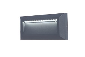 Lampa ścienna Kinkiet zewnętrzny LED Lutec Helena 5191602118 IP54 1xLED Aluminium