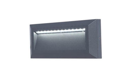 Lampa ścienna Kinkiet zewnętrzny LED Lutec Helena 5191602118 IP54 1xLED Aluminium