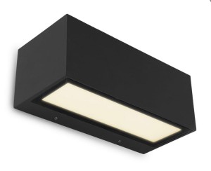 Lampa ścienna Kinkiet zewnętrzny LED Lutec Gemini 5189112012 IP54 1xLED Aluminium Czarny