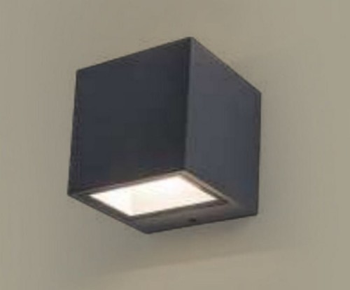 Lampa ścienna Kinkiet zewnętrzny LED Lutec Gemini 5189125012 IP54 1xLED Aluminium Czarny