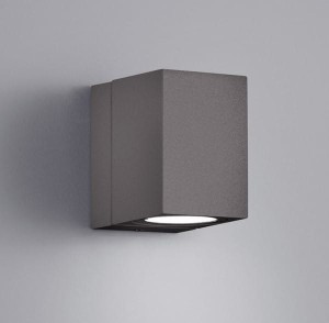 Lampa ścienna Kinkiet zewnętrzny LED Trio Tiber 229160142 IP54 1xLED Aluminium Szary