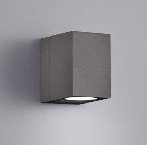 Lampa ścienna Kinkiet zewnętrzny LED Trio Tiber 229160142 IP54 1xLED Aluminium Szary