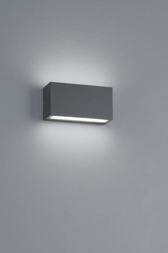 Lampa ścienna Kinkiet zewnętrzny LED Trio Trent 226960242 IP65 1xLED Aluminium Szary