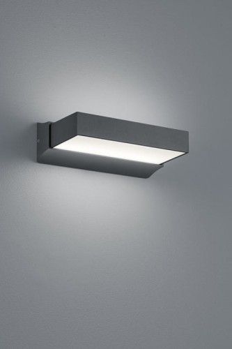 Lampa ścienna Kinkiet zewnętrzny LED Trio Cuando 226660242 IP65 1xLED Aluminium Szary