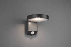Lampa ścienna Kinkiet zewnętrzny z czujnikiem RL Posadas R22251142 IP44 1xLED Tworzywo Szary