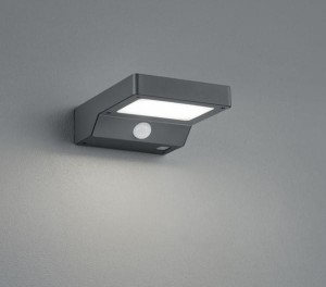 Lampa ścienna Kinkiet zewnętrzny z czujnikiem RL Fomosa R22281142 IP44 1xLED Tworzywo Szary
