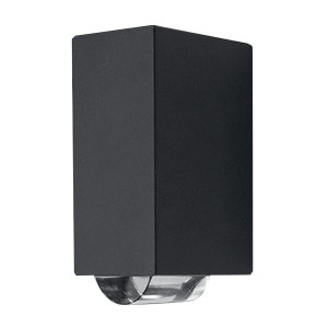 Lampa ścienna Nowoczesny kinkiet zewnętrzny Elstead Lighting Agner AGNER-2W IP54 2xLED Aluminium Szary