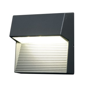 Lampa ścienna Nowoczesny kinkiet zewnętrzny Elstead Lighting Freyr FREYR-SQ IP54 1xLED Aluminium Szary