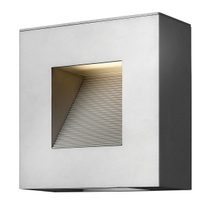 Nowoczesny kinkiet zewnętrzny Elstead Lighting Luna HK-LUNA-S-TT IP44 2xE14 Aluminium Srebrny.