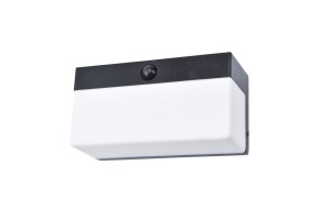 Lampa elewacyjna Lutec Fran Solar - Czujnik ruchu 6941502330 IP44 1xLED Tworzywo Czarny