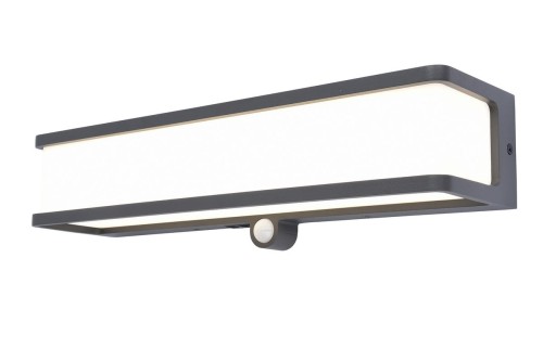 Lampa elewacyjna Lutec Doblo Solar - Czujnik ruchu 6943801125 IP54 1xLED Aluminium Szary
