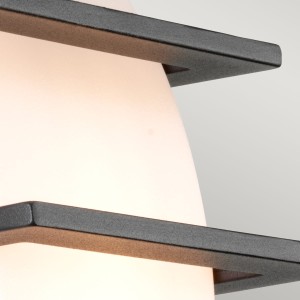 Lampa elewacyjna Elstead Lighting Sven SVEN-2W IP65 Aluminium Szary detal.