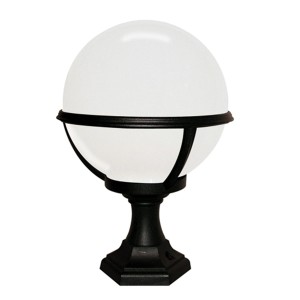 Lampa ogrodowa kula Elstead Lighting Glenbeigh GLENBEIGH-PED-PO IP44 czarny.