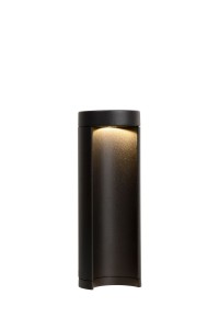 Słupek oświetleniowy Lucide Combo 27874/25/30 IP54 1xLED Aluminium Czarny na białym tle.