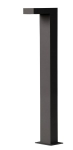 Słupek oświetleniowy Lucide Texas IP54 1xLED Aluminium Szary