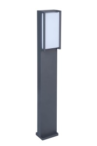 Słupek oświetleniowy Lutec Qubo 7193001118 IP54 1xLED Aluminium.
