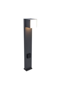 Słupek oświetleniowy Lutec Cuba 7193805118 IP54 1xLED Aluminium Szary.