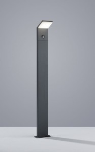 Słupek oświetleniowy Trio Pearl 421169142 IP54 1xLED Aluminium Szary.